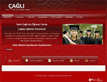 Tablet Screenshot of caglikizogrenciyurdu.com
